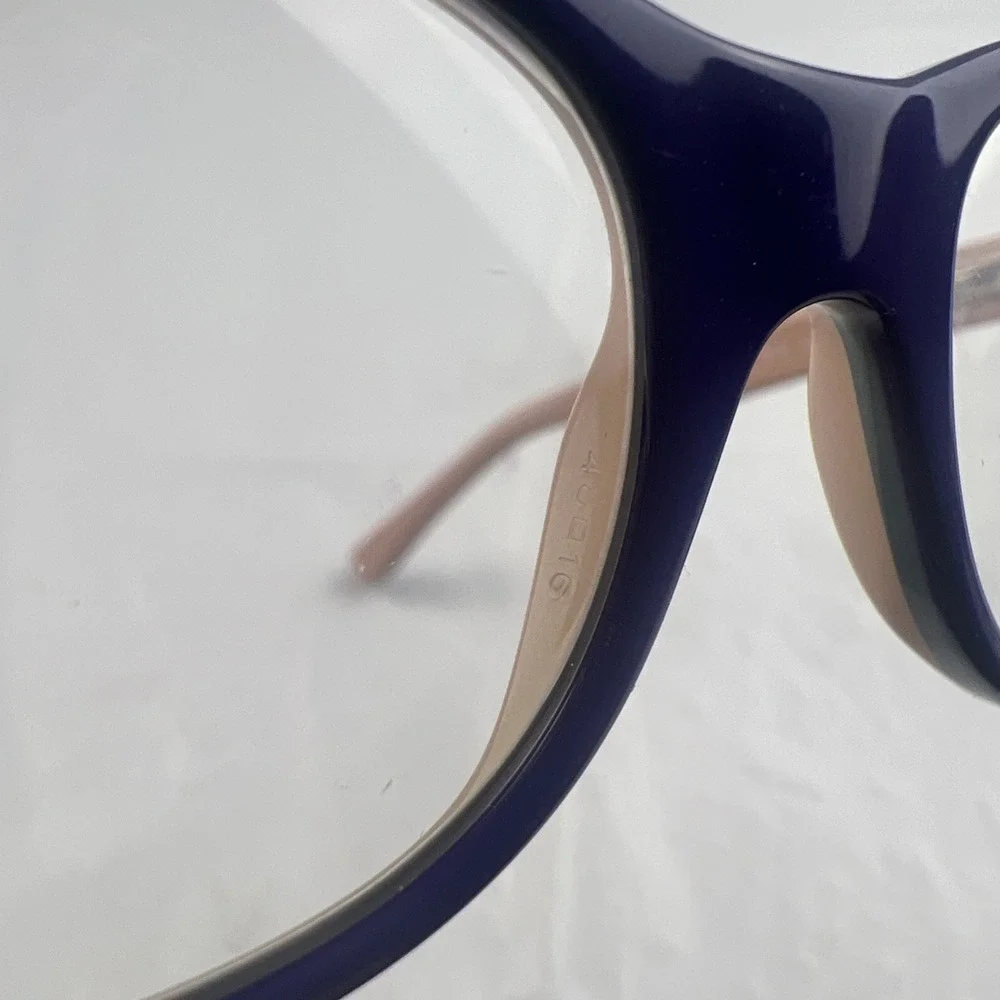 Ray Ban Jr RB1555 Unisex Kids Plastic Eyeglass Frame 3818 Violet On Peach 48-16